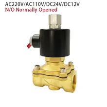Electric Solenoid Valve 1/4" 3/8" 1/2" 3/4" 1" DN8/10/15/20/25/50 Normally Opened Pneumatic for Water Oil Air 12V/24V/220V/110V