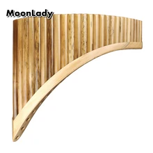 25 труб флейта Пана высококлассные румынские народные инструменты воды бамбуковая флейта Пана пандуки с ключом ручной работы деревянный духовой инструмент в Ключ C