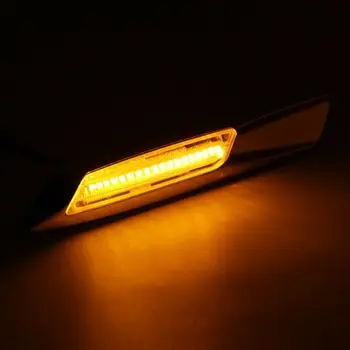

Left+Right Fender Side Marker Light Super bright Parts Accessories Car Auto Amber