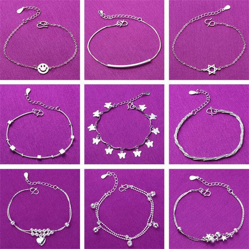 925 серебряные браслеты с сердечками и звездами, разные шармы, 925 модные браслеты с подвесками, ювелирные изделия с бриллиантами для женщин, подарок