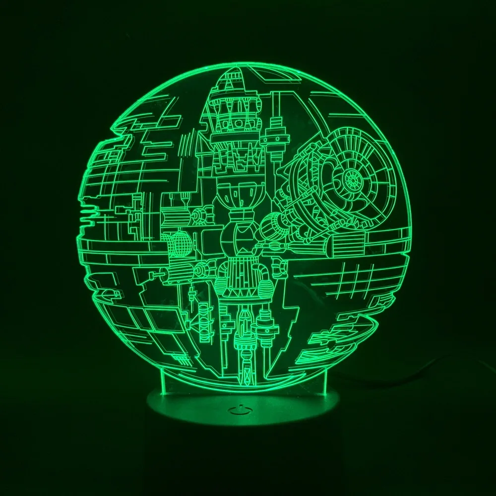 3D Lamp Star Wars Light For teenager Gift Nightlight For Kids Bedroom modern decoration Indoor Battery Operated Led Night Light