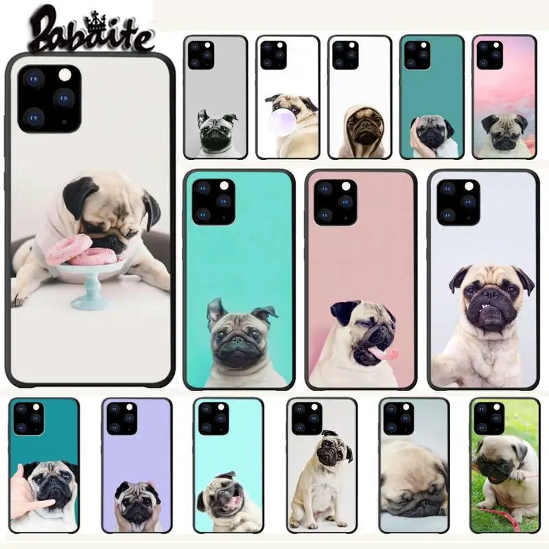 Роскошный чехол для телефона Babaite с милым Мопсом и животными Iphone 6 6s 7 8 Plus X Xs Max Xr 11