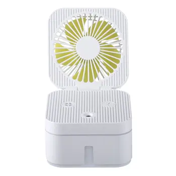 

Creative Personality Rubik's Cube Humidifier Fan Usb Mini Wind Mute Small Fan Student Summer Portable Small Fan