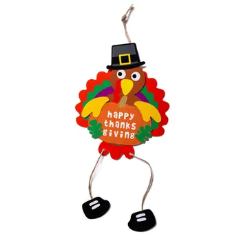 

DIY Handmade Toys Thanksgiving Turkey Door Hanging Kindergarten Children's Decoration Dress Up Small Gifts Paper Toys
