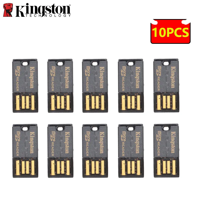 20 шт. kingston USB MicroSD устройство считывания карт SDHC мини кардридер дропшиппинг 10 шт. 2 шт. Бесплатный силиконовый чехол Microsd на USB переходник для sd-карт - Цвет: 10PCS MRG2 Reader