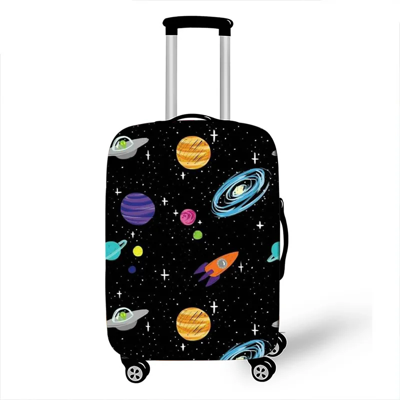 Аксессуары для путешествий креативный Чехол для багажа астронавт защитный чехол водонепроницаемый плотный Эластичный Чемодан сундук Чехол 18-32 дюймов XL - Цвет: 12