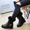 DORATASIA New Winter 34-43 Casual Flat Platform Snow Boots Women Warm Fur Platform Booties Ladies Height Increasing Shoes Woman ► Photo 3/6