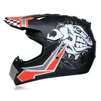 

Motorcycle Off-road Helmet Dirt Bike Helmet MTB Downhill Full Face Helmet T8WF
