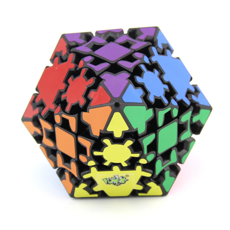 

Blue Gear Zodiac Cone Rubik's Cube Black 12 Face Cone Educational Smooth Unusual Shape Creative Tournament Rubik's Cube Wholesal