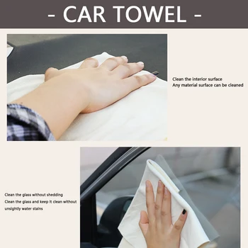 

Absorbent Quick Dry Auto Wash Towel Genuine Chamois Leather Car Cleaning Cloth Telescopic Brush Microfiber Towel