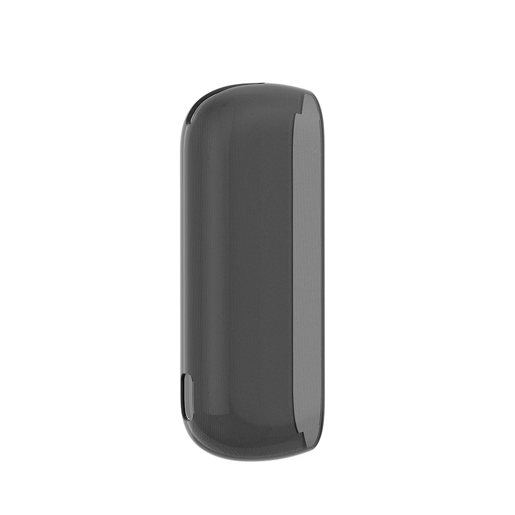 Мягкий Силиконовый ТПУ полный защитный чехол для электронная сигара нескользящий защитный прозрачный чехол пылезащитный чехол для IQOS 3,0 - Цвет: Black