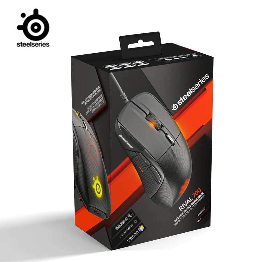 SteelSeries Rival 700 Gaming Mouse USB Wired Mice 6500 DPI Optical
Mouse Black Edition For FPS RTS MMO LOL Gamer Cheap