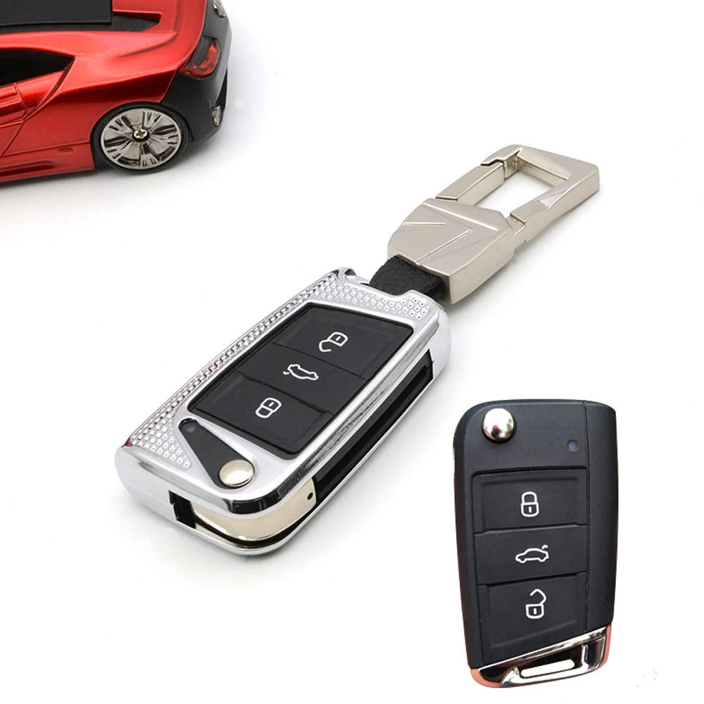 Для Volkswagen VW Golf 7 mk7Remote брелок в виде ракушки чехол автомобильный держатель крышка смарт протектор кирсит покрытие