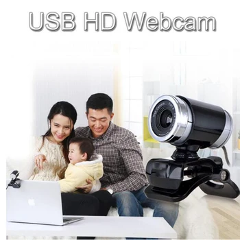 

VONETS HD USB Webcam PC Camera 360 Degree Adjustable Video Web Cam Clip-on Digital Camcorder Built-in Mic for Laptop Computer