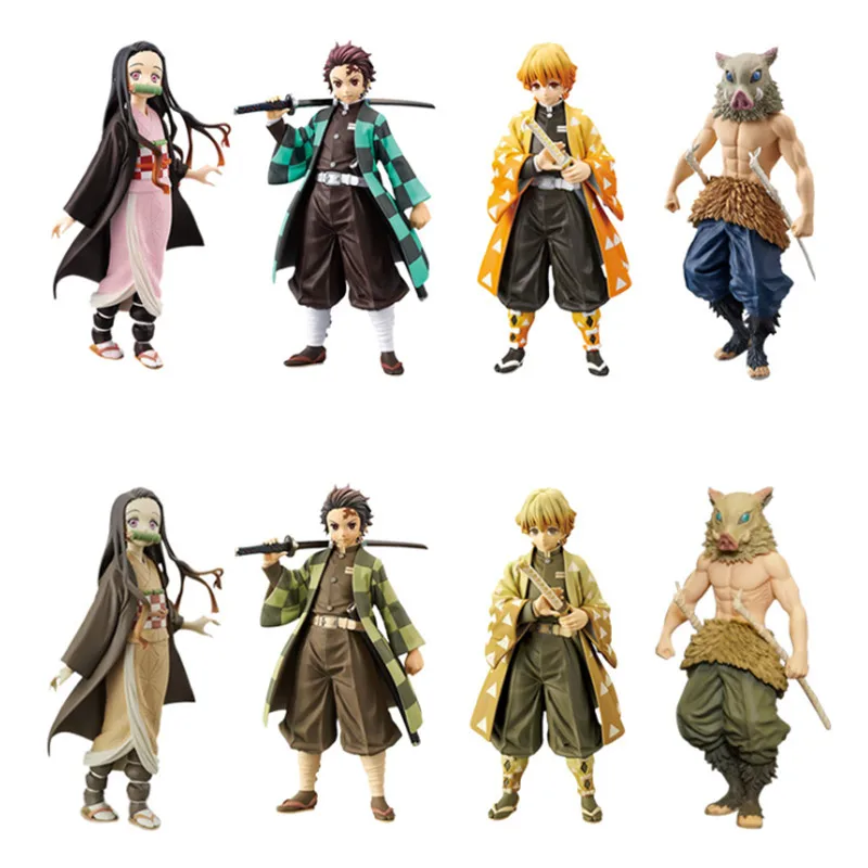 

Japan Anime Demon Slayer Kimetsu no Yaiba figure Kamado Tanjirou Nezuko PVC Action Figure Warrior Model Figuals Toys Gifts