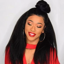 Парики из натуральных волос на кружевной основе 4 × 4 кудрявые прямые парики из натуральных волос для малазийских волос Dorisy Non Remy