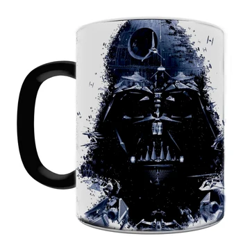 

Jedi Knight Darth Vader 350ml Color Changing Magic Ceramic Creative Gift Milk Tea Coffee Mug