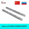 EU warehouse 2pc HGR15 HGR20 HGR25 HGR30 Square Linear Guide Rail for HIWIN Slide Block Carriages HGH20CA CNC Router Engraving ► Photo 1/4