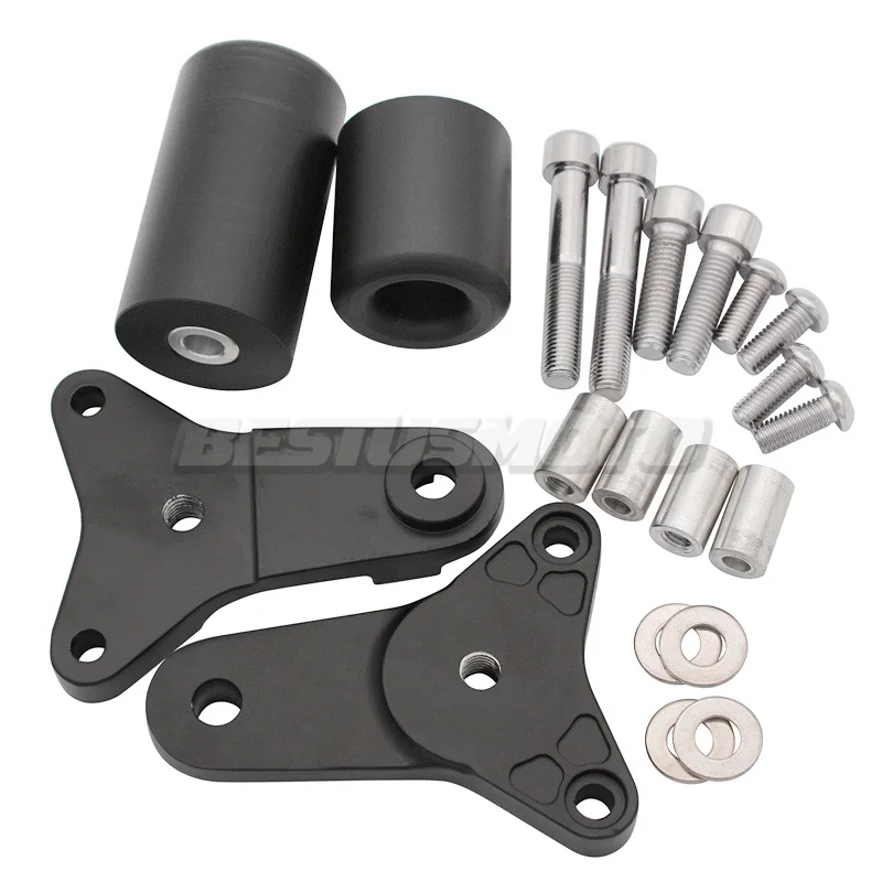 For Suzuki GSX-R GSXR 600 750 K4 2004-2005 Frame Sliders Falling Crash Protector Pad No Cut Accessories: Decorate (Color : Carbon fiber look