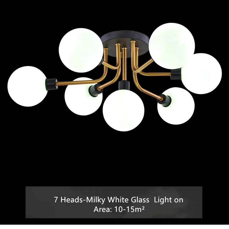 

Simple Modern Magic Bean Master Bedroom Ceiling Lamp Nordic Warm and Romantic Light Luxury Living Room Dinning Room Lamp