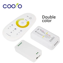 DC12-24A Двухцветная светодиодная лента с радиочастотным управлением+ 2,4G сенсорный экран Радиочастотный пульт дистанционного управления 1 комплект