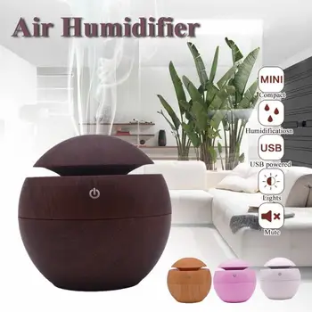 

7 Color Change LED USB Essential Oil Diffuser Ultrasonic Cool Mist Humidifier Air Purifier Night Light for Office Home