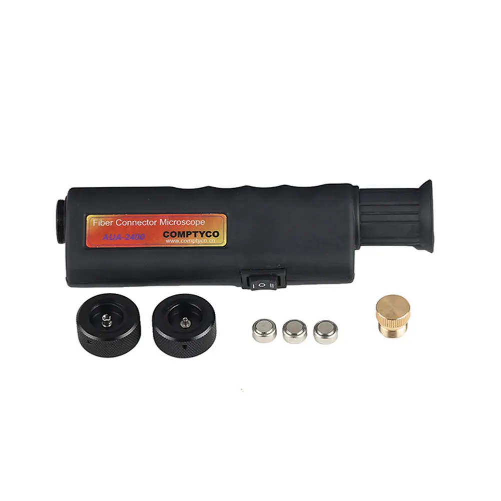 

400X Magnify DIY Fiber Optical Manual Handheld Home Tools Science Interest Develop LED Illumination Rubber Inspection Microscope