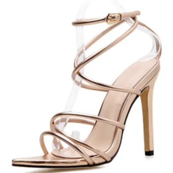 

High Heels Sandals Women Thin-heeled Sexy Sandalia High Platform Wedding Shoes Women Sandalia Feminina High Heels Sandals Women