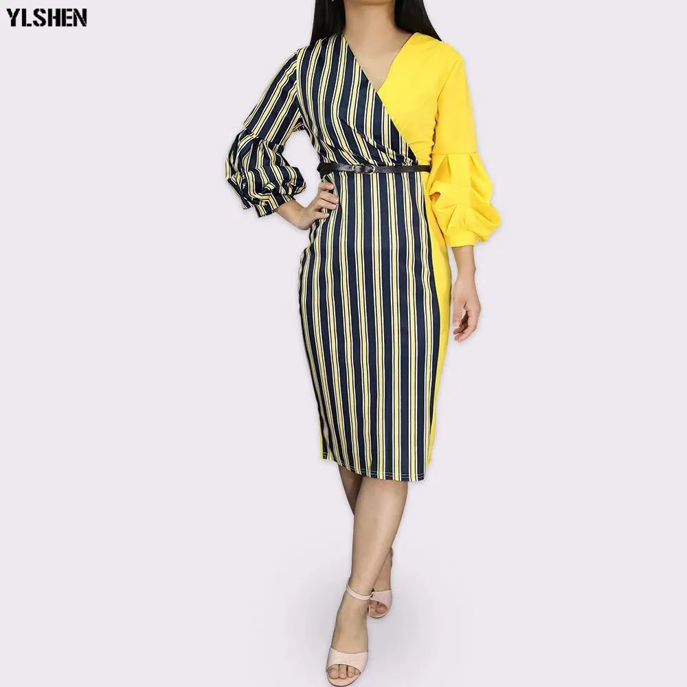 Dashiki African Dresses for Women 2019 New Bazin Riche Long Sleeve Africa Dress Ankara Fashion Elegant African Skirt Clothing 06