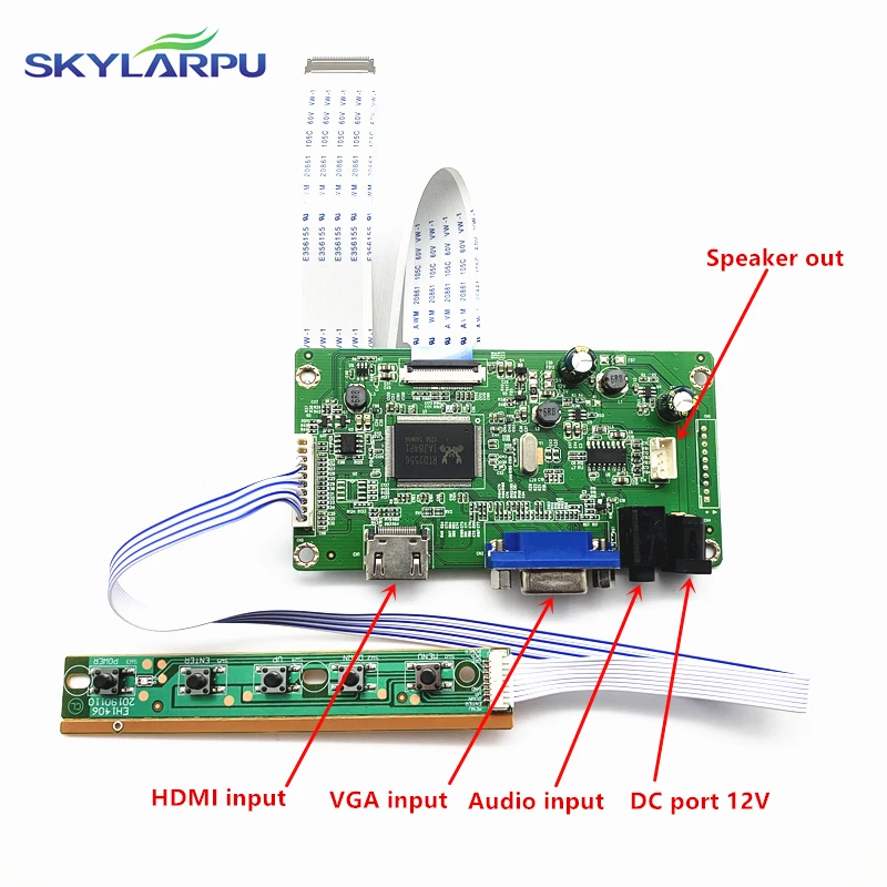 skylarpu kit for NT156FHM-N41 HDMI + VGA LCD LED LVDS EDP Controller Board Driver Free shipping | Компьютеры и офис