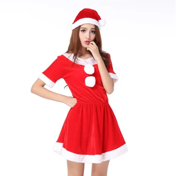 

Christmas Cosplay Sexy Women Nightown Free Size Erotic Underwear Babydoll Hooded Dress Ropa Interior Femenina Sexy Erotica A50