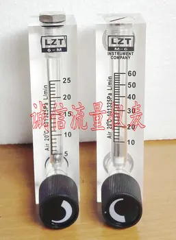 

LZT-6T 5 ~ 25L / min adjustable panel type air flow meter gas flow meter