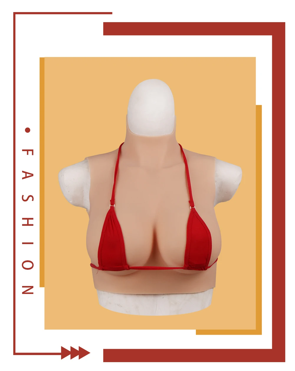 D cup Food grade silicone lifelike breast forms crossdresser cosplay fake boobs Artificial realistic breast for woman mastectomy (1)