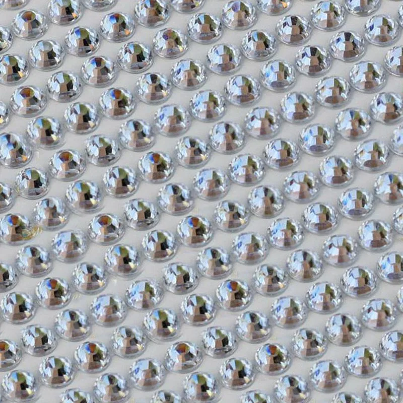 5 мм Стразы акриловые самоклеящиеся Стикеры блестящие камни для рукоделия DIY Наклейка Скрапбукинг наклейки со стразами PC мобильный Декор