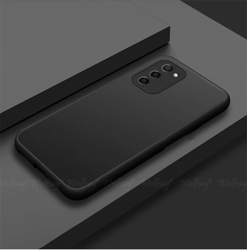 samsung silicone case Dành Cho Samsung Galaxy Samsung Galaxy A03S Ốp Lưng Silicone Mờ PC Trong Suốt Dành Cho Samsung A03S Cover Galaxy M52 A02S A21S A22 A32 ốp Lưng cute samsung cases