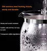 220V Automatic Kettle Health Care Kettle Thick Glass 1.2L Electric Teapot Insulation Electric Water Cooker Water Boiling Pot 6