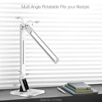 

Multi-function timing desk lamp 15w And 4 Kind of Lighting lamp table led with USB Charging Port Touch Control Memory Function