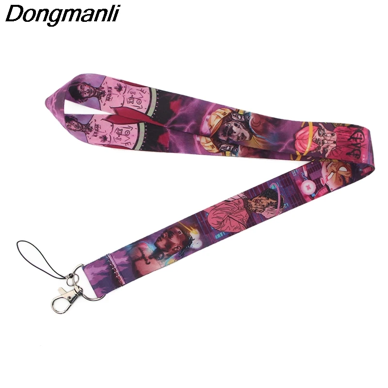 

PC215 Lil Peep Lanyards ID Badge Holder ID Card Pass Mobile Phone Straps Badge Key Holder Keychain