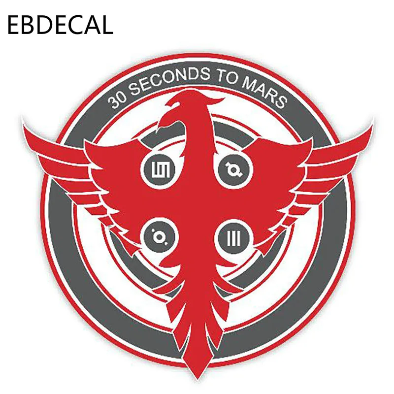 EBdecal 30 Seconds To Mars наклейка в музыкальном стиле для Авто/бампера/окна/стены наклейки