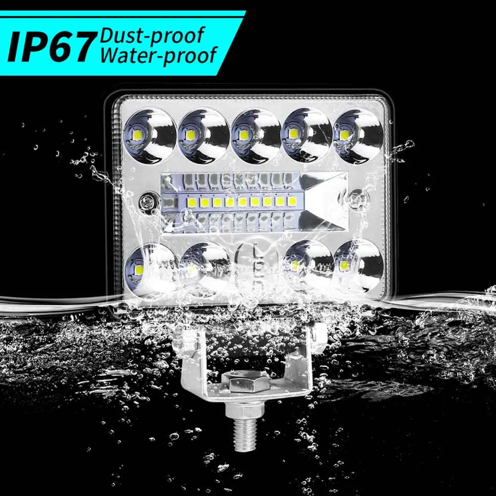 

Aluminum Work Light Waterproof Spot Lamp 3inch Boat Motorcycle 54W Car Accessories 9V 30V Off Road Truck Trailer 18 LEDs