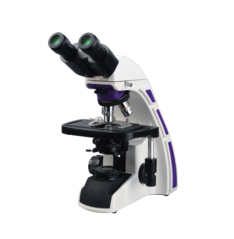 YJ-2016B LED 1600X Advanced Binocular Trinocular Microscopio Electric Biological Lab Microscope