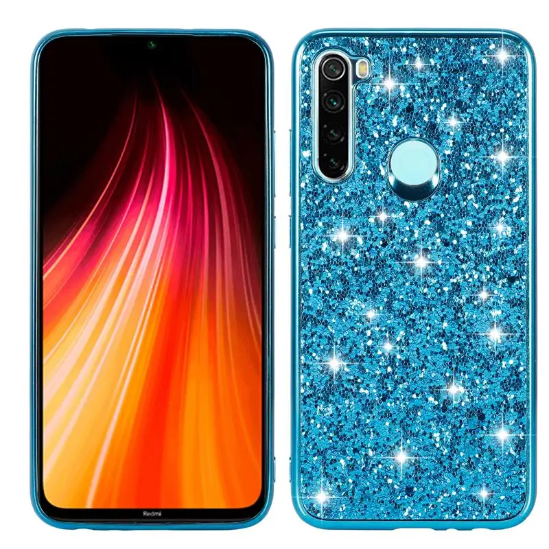 Чехол блестящий для Xiaomi Redmi Note 8 силиконовый чехол Алмазный мягкий TPU чехол s для Xiomi Redmi note 8 Pro чехол для телефона роскошный чехол s