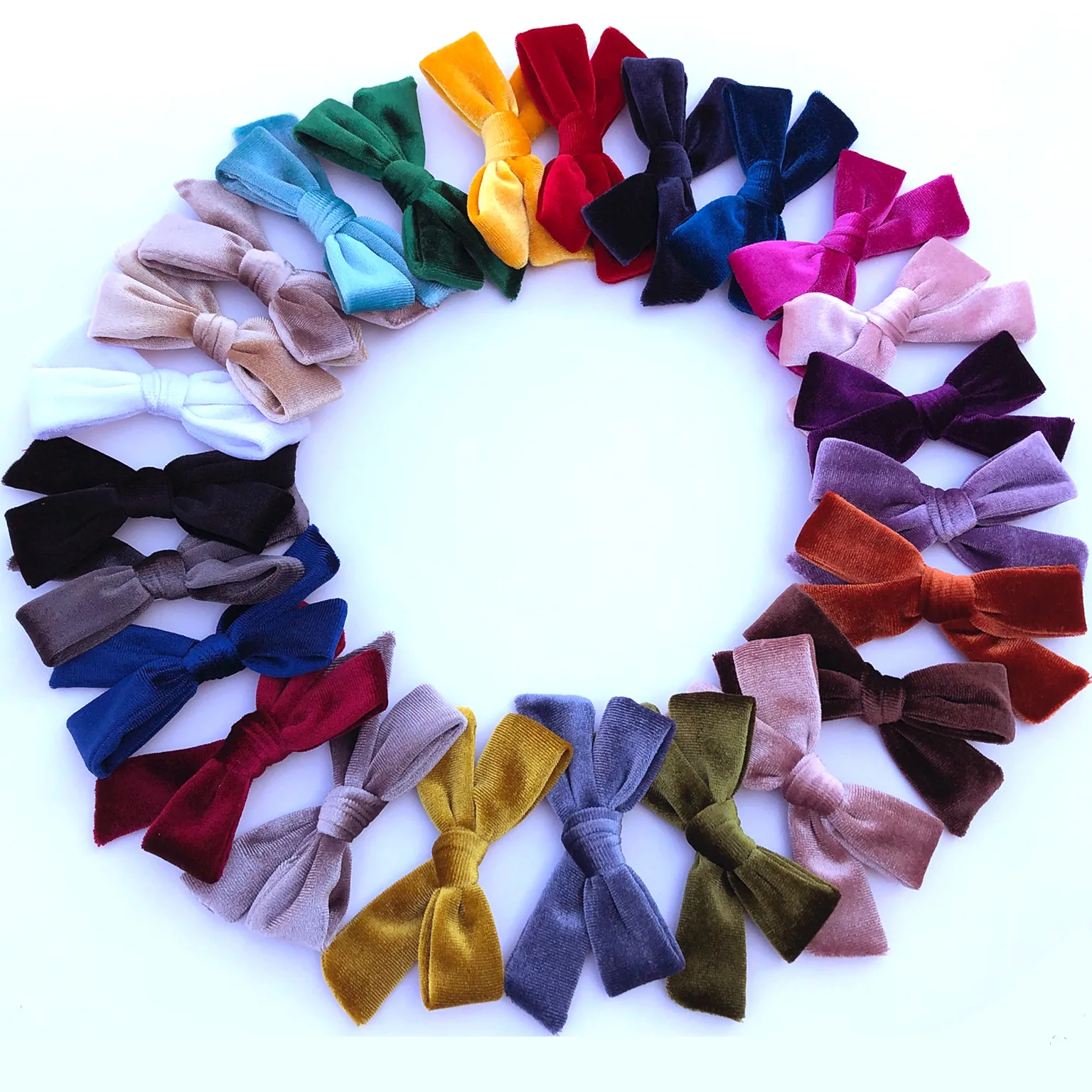 Bulk 150pc/lot New 3.6 inch Velvet Bow With Clip Buotique Girls Velvet Bows Hairpins Hairgrips Party Hair Accessories 24 sets birthday card paper blessing cards bulk party greeting for employees happy