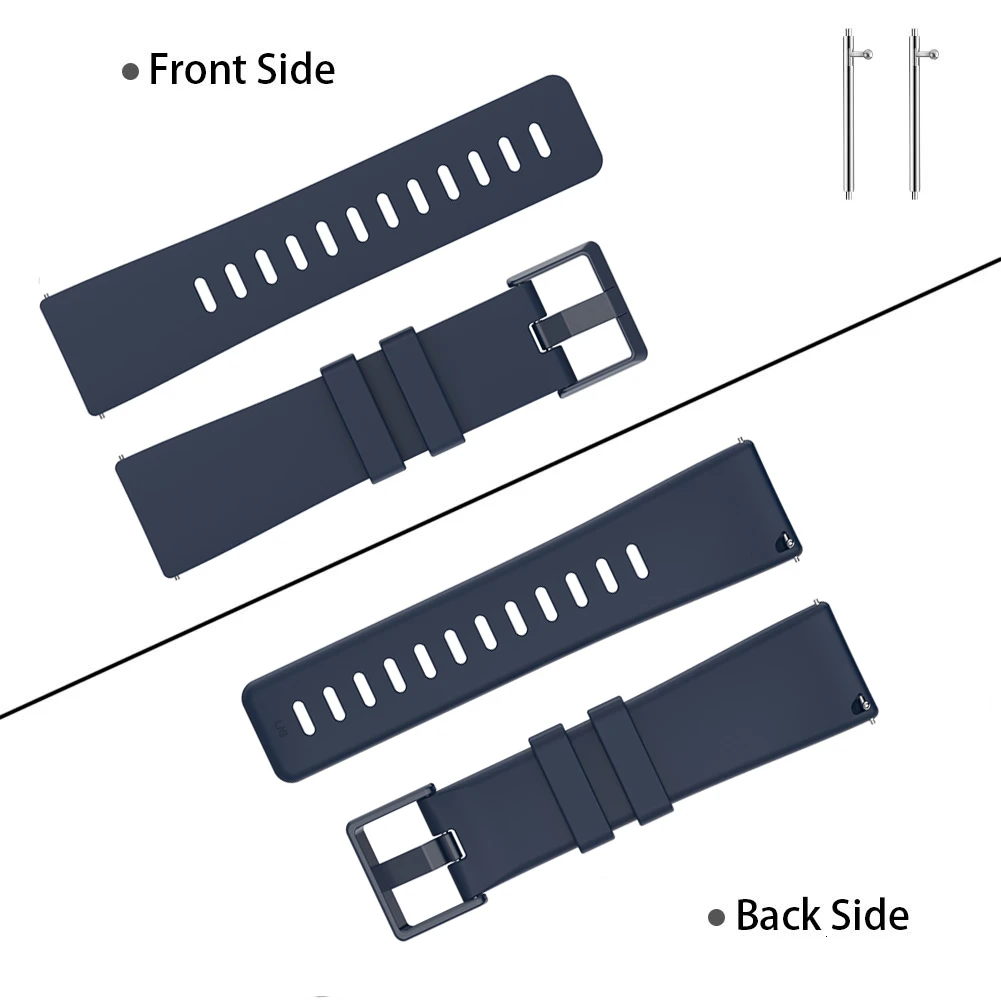 Сменный ремешок для Fitbit Versa/Versa 2, мягкие силиконовые водонепроницаемые наручные аксессуары, ремешок для Fitbit Versa 2, ремешок