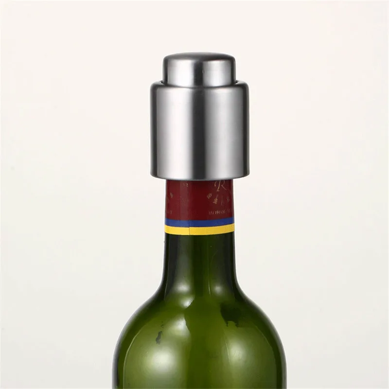 VOGVIGO пробка для бутылки вина из нержавеющей стали, пробка для бутылки ликера, герметик, бутылочная насадка пробка для шампанского, 1 шт. 4,5 см x 4 см шейкер для коктейлей