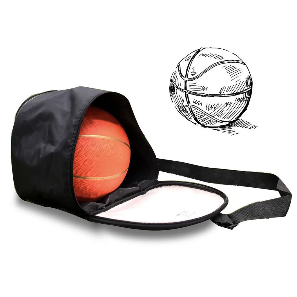 Баскетбольная сумка для хранения спорта на открытом воздухе, Высококачественная сумка из искусственной кожи, вместительная сумка для хранения футбольного волейбола
