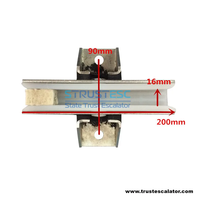 XAA237J1 Lift Guide Shoe Use for Otis Length 150/200mm Groove Width 10/16mm Use for Otis