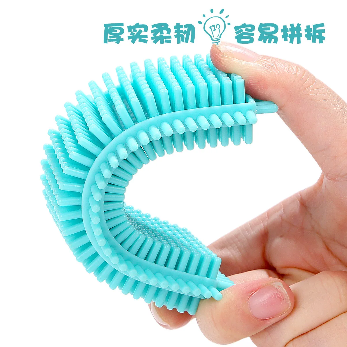 

TOPBRIGHT Infants Educational Cognitive Lettered Animal Mane Building Blocks Children Intelligence Assembled Toys 150 Pills