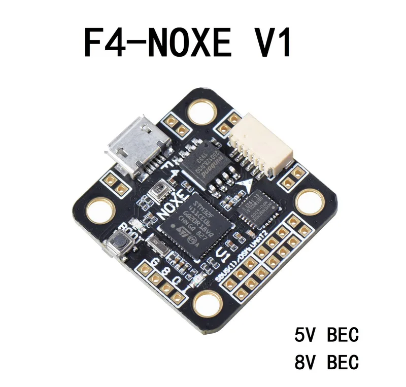 Модернизированный 20x20 мм Betaflight F4 NOXE V1 BEC Контроллер полета AIO OSD BEC w/LC фильтр барометр черный ящик для радиоуправляемого дрона