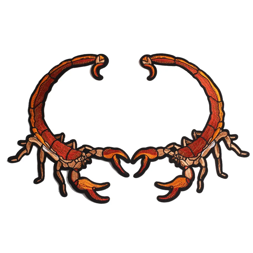 1 пара крутая аппликация в виде скорпиона с тигром|Заплатки| |